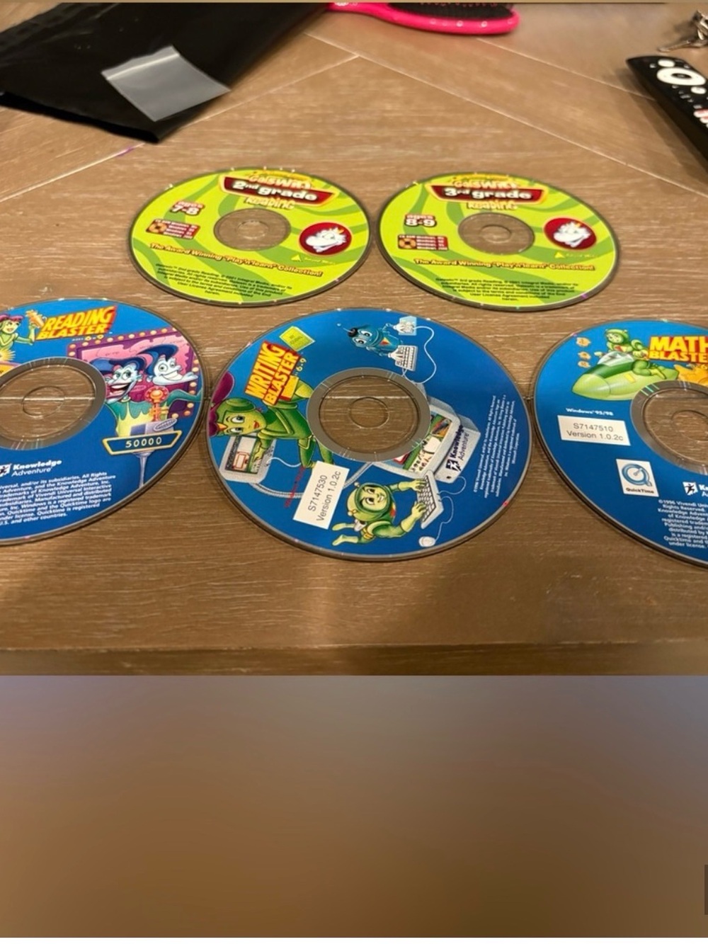 5 VINTAGE Knowledge Adventure / Galswin HOMESCHOOL CD ROMS For Various Age group
